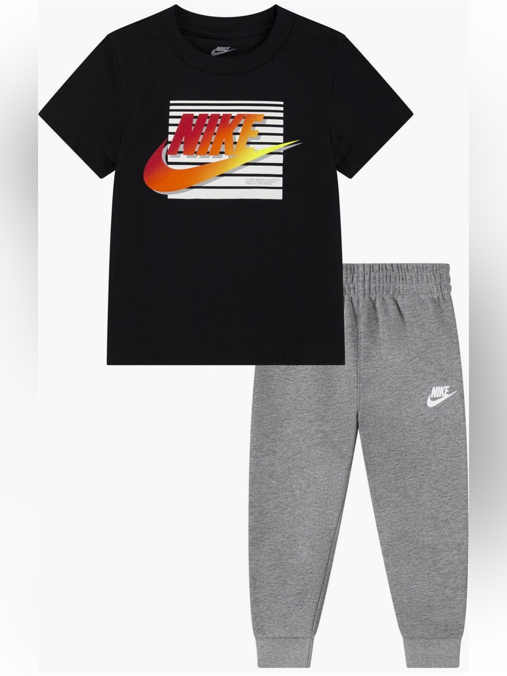 Nike Kids Futura short sleeve tee and Joggers set
